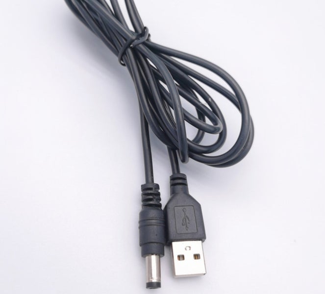 1m USB to Type M Barrel Cable - USB to 5.5mm 5V DC Cable dc5521 5.5*2.1mm Carousel 2