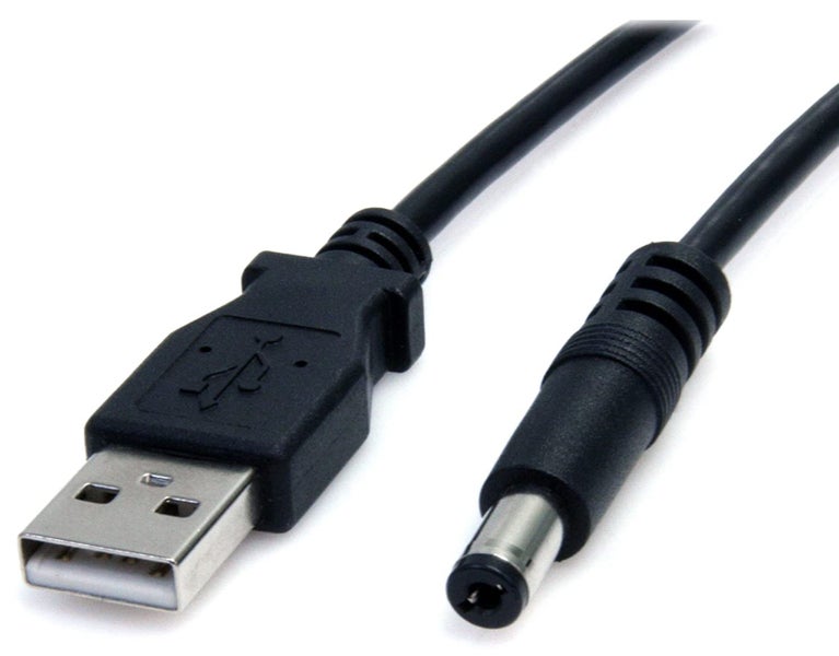 1m USB to Type M Barrel Cable - USB to 5.5mm 5V DC Cable dc5521 5.5*2.1mm Carousel 1