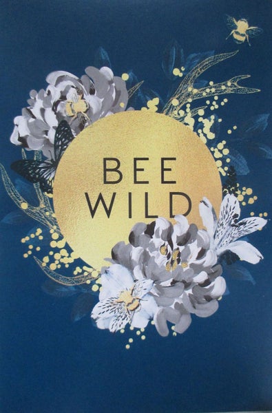 Greeting card Occasional note "Bee Wild" FREE SHIP - pick your quantity Carousel 2