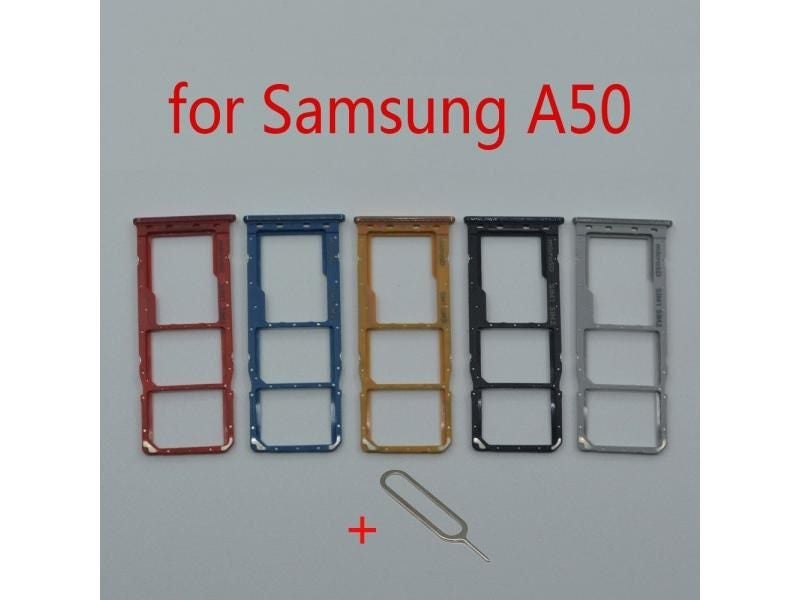 SIM Card Tray Holder For Samsung Galaxy A50 A505F A505FM A505FN Phone New Micro Carousel 2