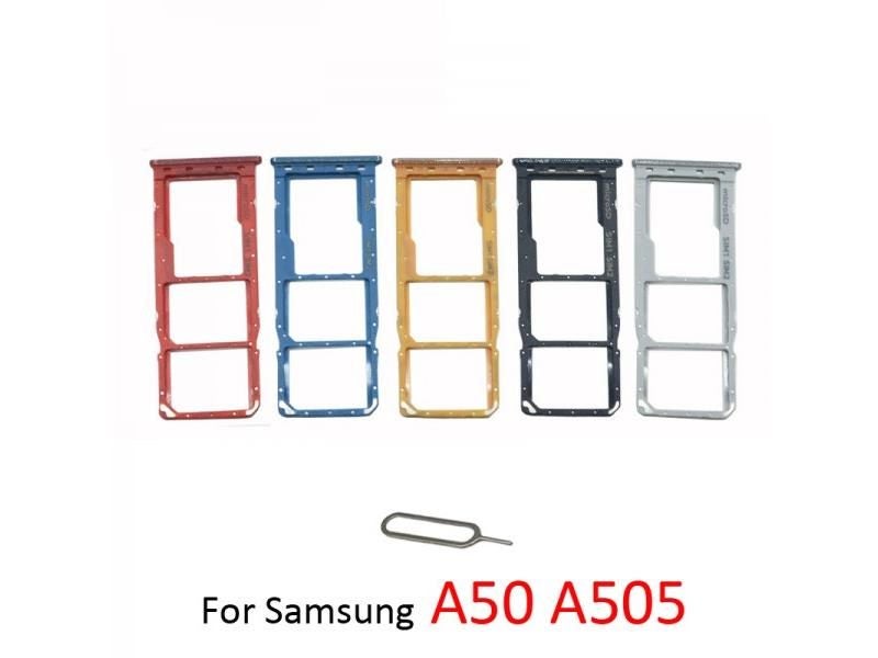SIM Card Tray Holder For Samsung Galaxy A50 A505F A505FM A505FN Phone New Micro Carousel 1