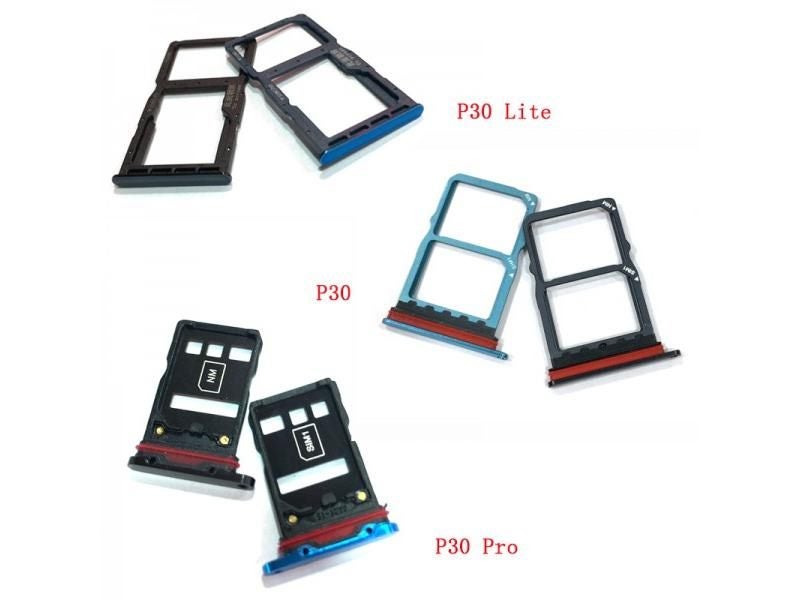 SIM Card Tray Holder Slot Adapter Socket Dual SIM For Huawei P30 P30 Pro P30 Carousel 1