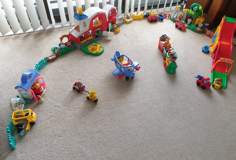 Little People - Large Set (Plane, Zoo & Train not available (listed separately) Carousel 2
