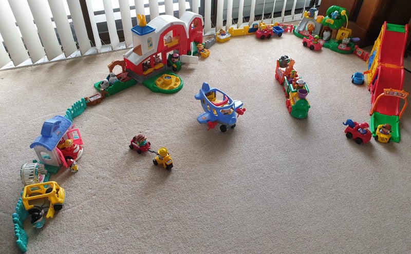 Little People - Large Set (Plane, Zoo & Train not available (listed separately) Carousel 13