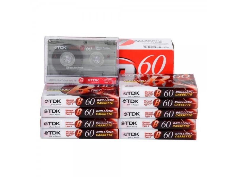 60 Minutes Standard Cassette Blank Tape Player Empty Magnetic Audio Tape Carousel 2