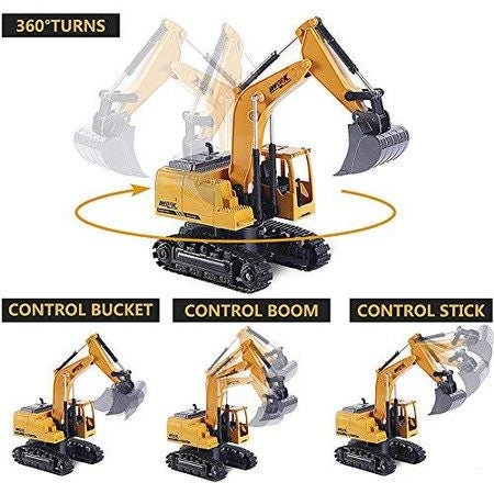 Kids Remote Control Excavator Toy Carousel 1