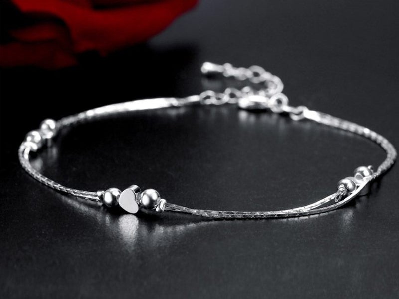 Anklet / Fashion Heart Anklet Bracelet Women Anklet Foot Jewels Chain Carousel 1