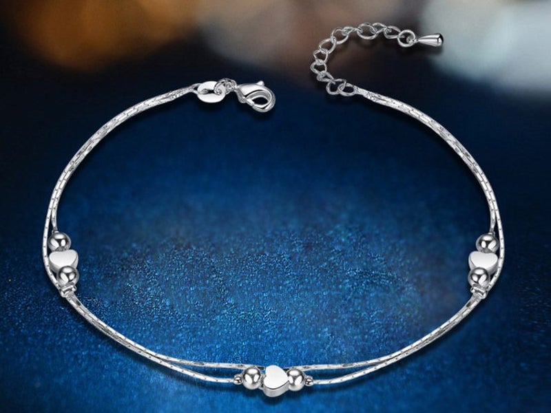 Anklet / Fashion Heart Anklet Bracelet Women Anklet Foot Jewels Chain Carousel 3