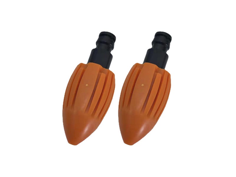 2X Gutter Cleaning Tool Roofing Guard Cleaner Drain Pipe Cleaning Nozzle Carousel 2