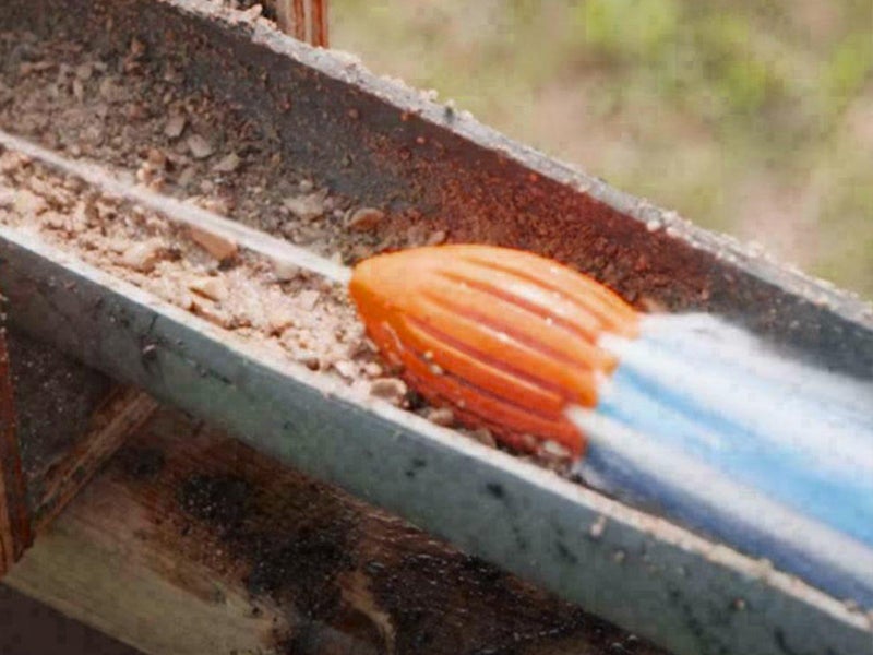 4X Gutter Cleaning Tool Roofing Guard Cleaner Drain Pipe Cleaning Nozzle Carousel 1