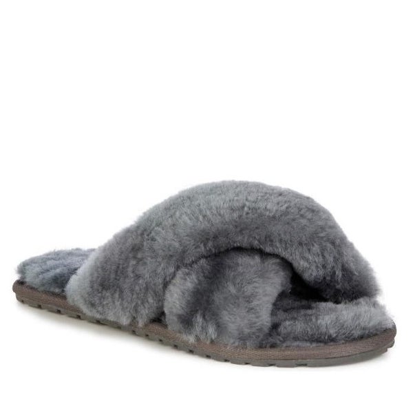EMU Women's Mayberry Charcoal Grey Scuff Slipper Carousel 1