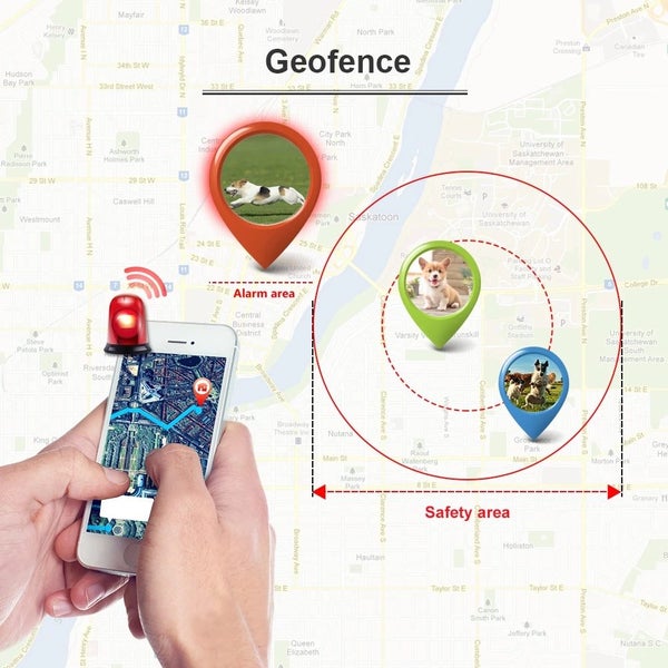 Dog GPS Tracker Waterproof ip65 Geofence Google Track GPS for Pet Carousel 2