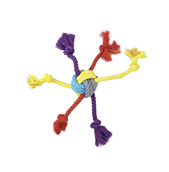 ALLPET DOG TOY ROPE SPIDER TUG 30CM Carousel 1