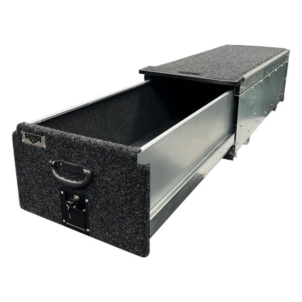 RMR 1300mm x 500mm Single Deep Ute Drawer with Top Slide Carousel 1