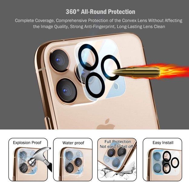 iPhone 11 Pro Camera Lens Full Tempered Glass Sale Sale Carousel 4