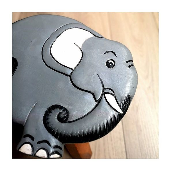 Kids Wooden Stool Elephant Carousel 2