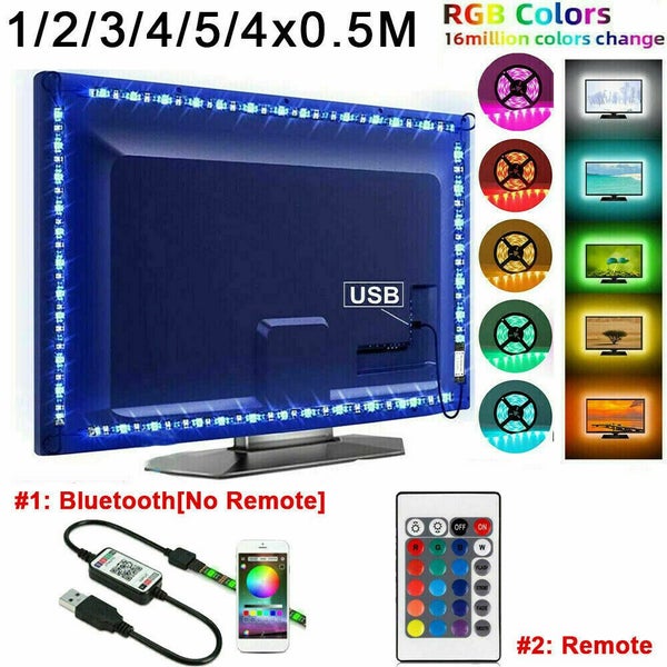 Waterproof RGB Strip Light 3M - Bluetooth + IR Remote Carousel 1