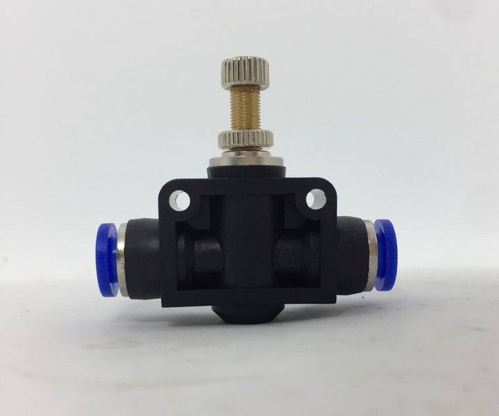 2 Pieces 6mm Adjustable Flow Control Pneumatic Fittings (Price Match Guarantee) Carousel 1