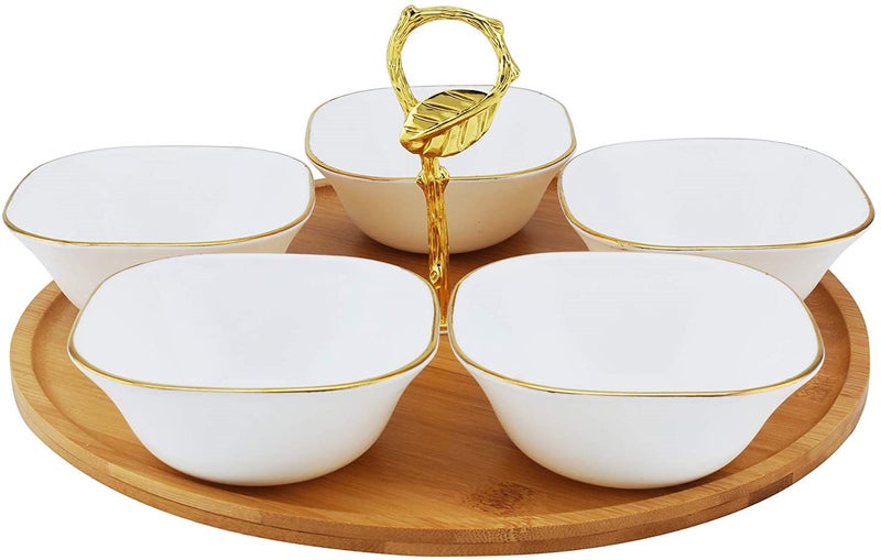 DINNERWARE BOWL OPAL GLASS SNACK SET 6PCS Carousel 2