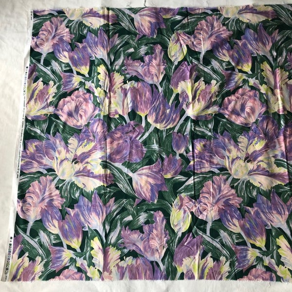 Vintage Kew Gardens Floral Fabric Piece Carousel 2