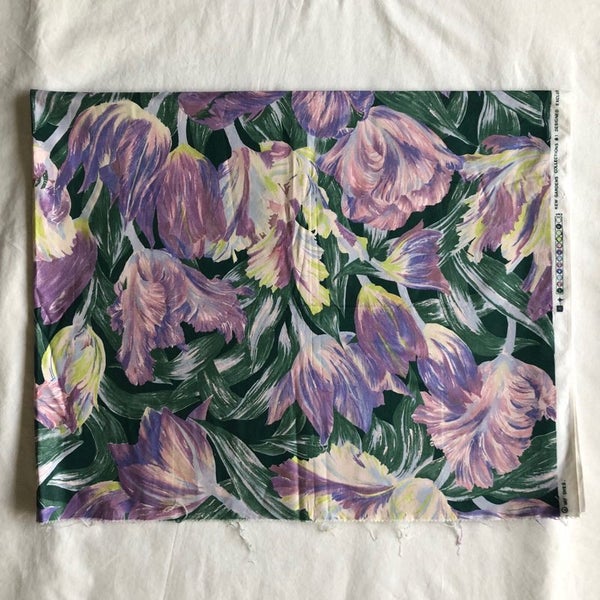 Vintage Kew Gardens Floral Fabric Piece Carousel 12