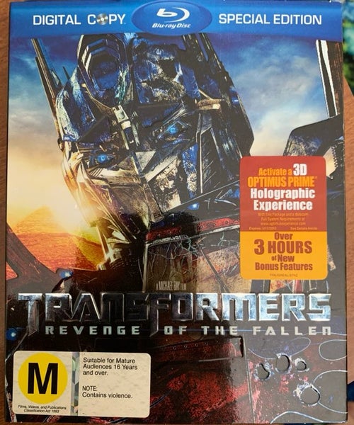 Transformers Revenge of the Fallen Special Edition Blu-ray Carousel 1
