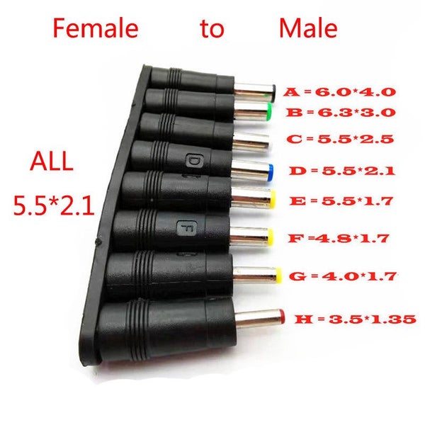 12V 5A Universal compatible power adapter w/ 8 tips Carousel 2