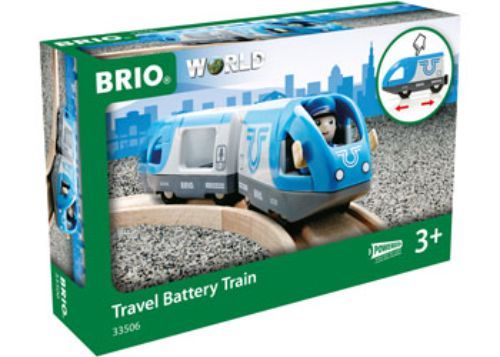 BRIO BO - Travel Battery Train 3 pieces Carousel 1