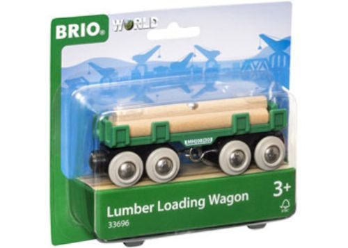 BRIO Vehicle - Lumber Loading Wagon 4 pieces Carousel 1