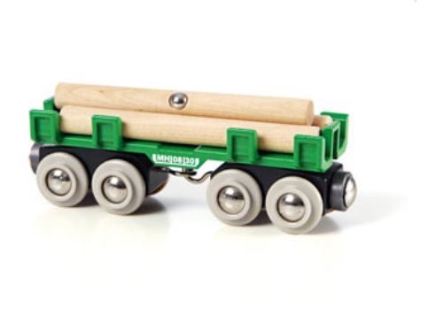 BRIO Vehicle - Lumber Loading Wagon 4 pieces Carousel 2