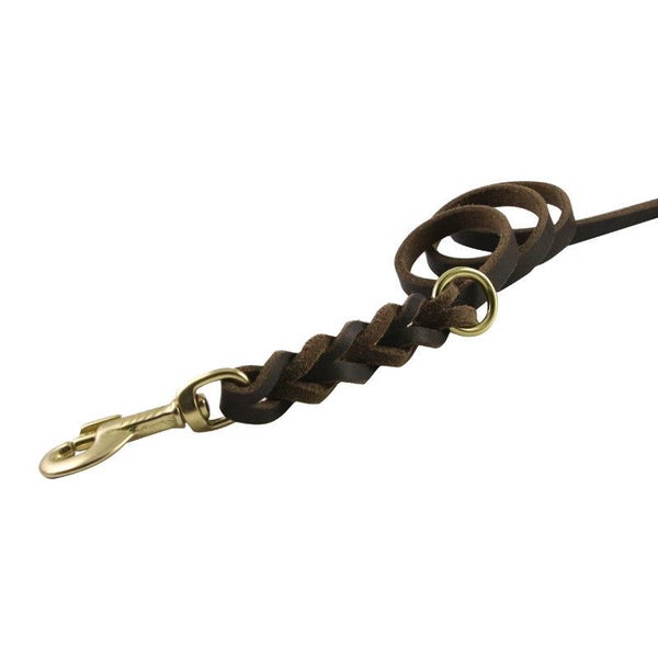 Genuine Leather Dog Lead 4.3M | TOUCHANDCATCH NZ Carousel 2