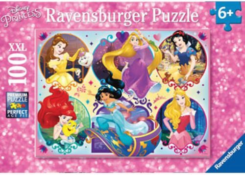 Puzzle - Ravensburger - Disney Princess 2 Puzzle 100pc Carousel 1