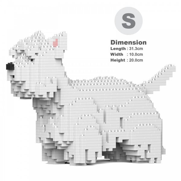 Jekca Animals - West Highland Terrier White 20cm Carousel 2