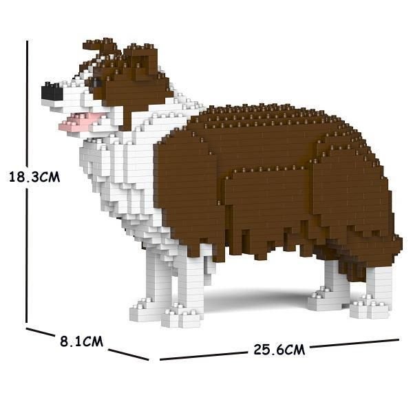 Jekca Animals - Border Collie Brown 18cm Carousel 2