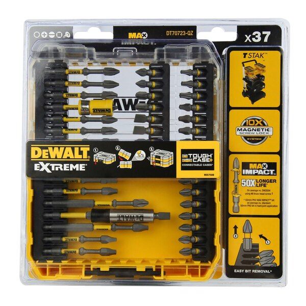 DeWalt Max Impact 37 pc Screwdriving Set DT70723-QZ Carousel 1