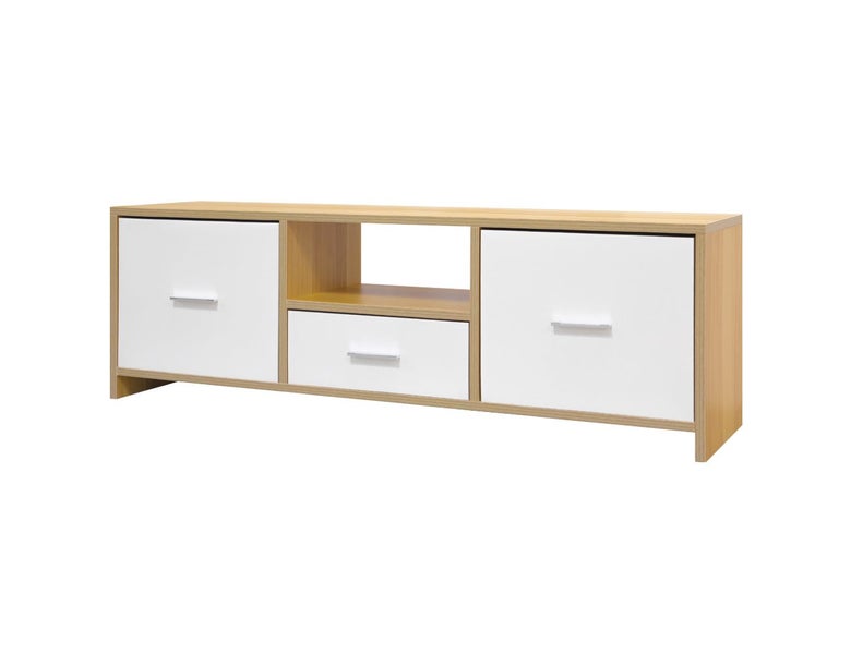Fawn Contemporary Entertainment Unit with Cabinets Carousel 2