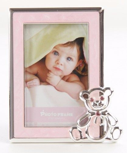 Photo Frame With Bear Pink Carousel 1