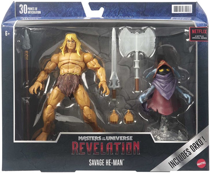 $1 RESERVE: Masters of the Universe: Masterverse Revelation Savage He-Man & Orko Carousel 1