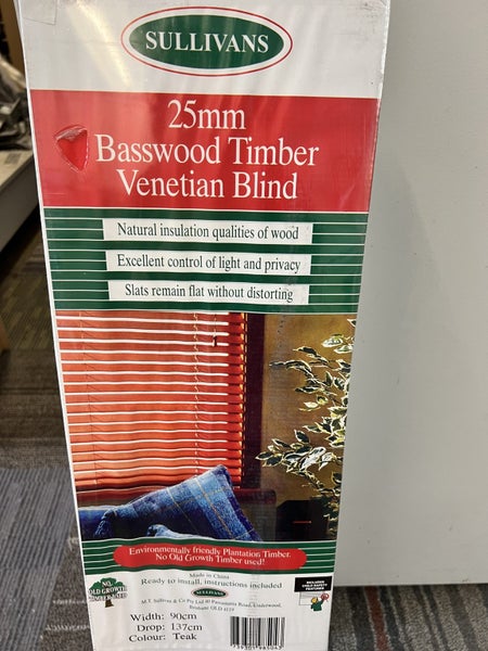 BLIND VENETIAN True Timber 900MM WIDTHX 1370MM DROPX 25MM SLATS Carousel 2