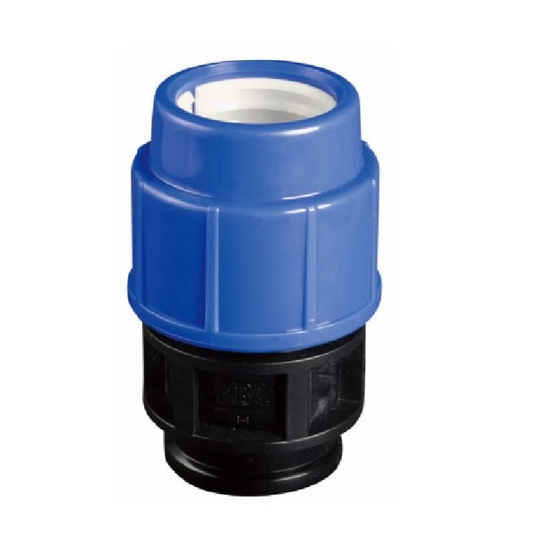 32mm-25mm threaded Female Coupling , for Main Blue (MDPE) pipe and fittings Carousel 1