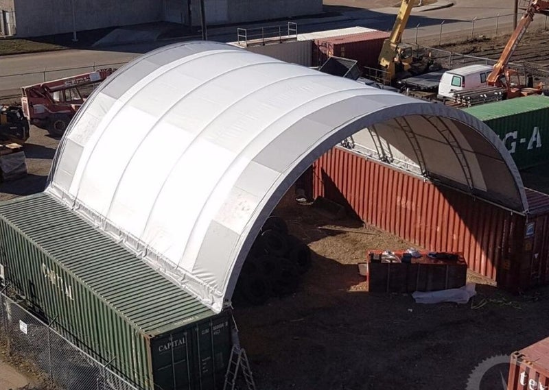 C4040S DOUBLE TRUSS CONTAINER SHELTER - 900 GRAM COVER64428730880385111