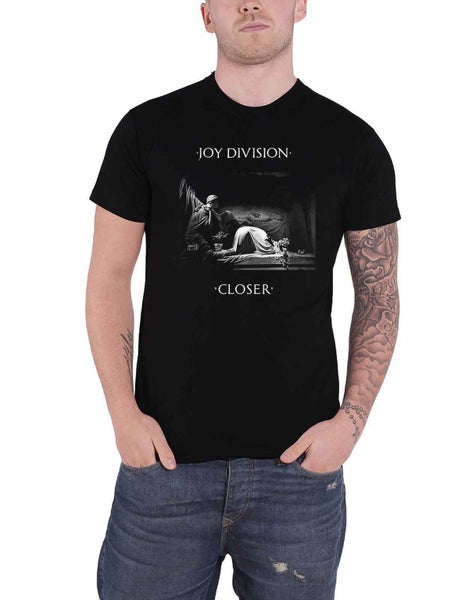 Joy Division T Shirt Classic Closer Band Logo new Official Mens Black Carousel 1