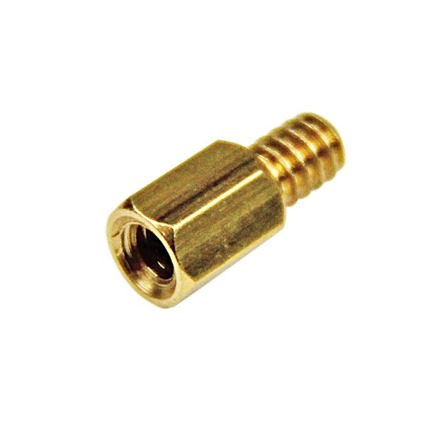 Brass m/bd mountsx2 6mm shaft 5mm screw end for boards (2) NZ Stock Carousel 1