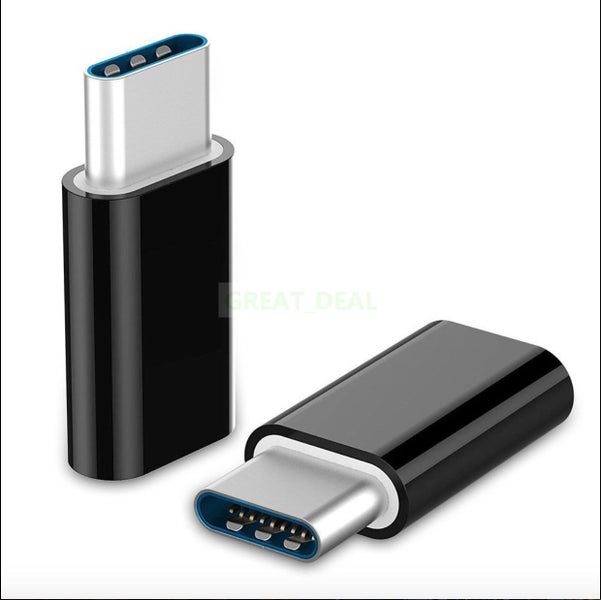 PTN NEW Type C Male To Micro USB Converter Adapter x2 -- Sale Sale Carousel 7