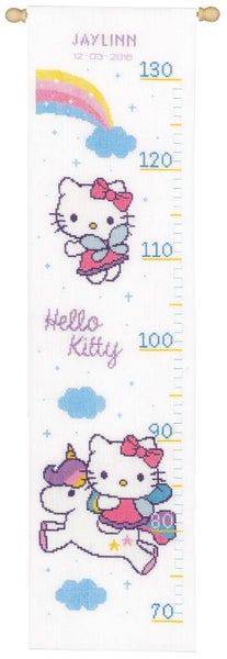 Vervaco Cross Stitch Kit - Hello Kitty & rainbow Carousel 2