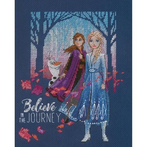 Dimensions Cross Stitch Kit - Disney Frozen Believe In The Journey Carousel 1