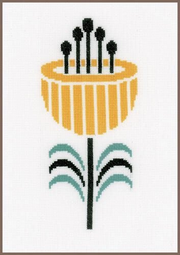 Vervaco Cross Stitch Kit - Abstract flower #2 Carousel 2