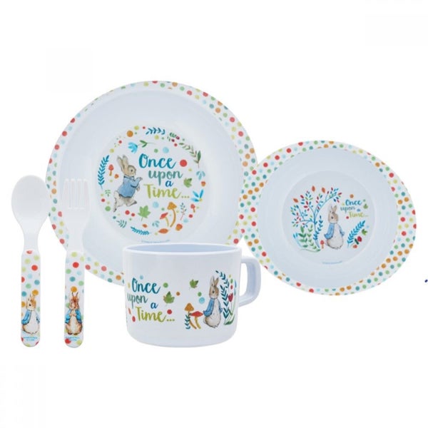 Beatrix Potter Peter Rabbit 5 Piece Dinner Set - Classic Peter Rabbit Carousel 1