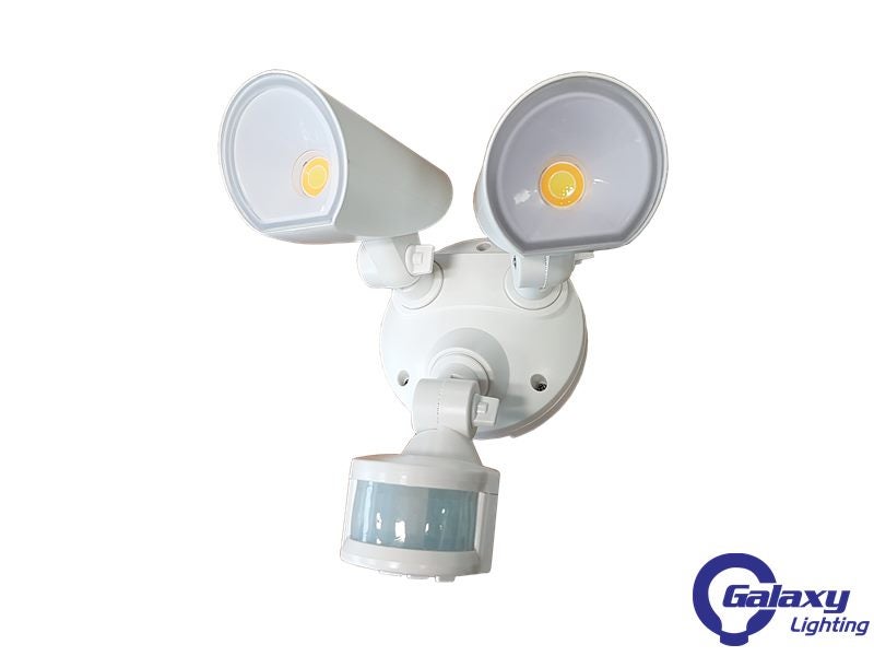 Sensor Light -Simx EcoSpot Select LED PIR Sensor Light-Black or White Color Carousel 2