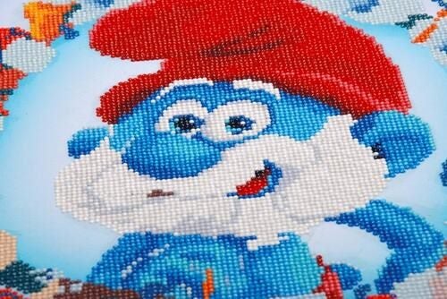 Vervaco Diamond Painting Kit The Smurfs Papa Carousel 2